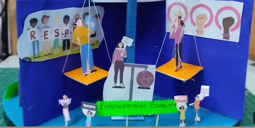 Gender Equality working model for school project by komodo craft