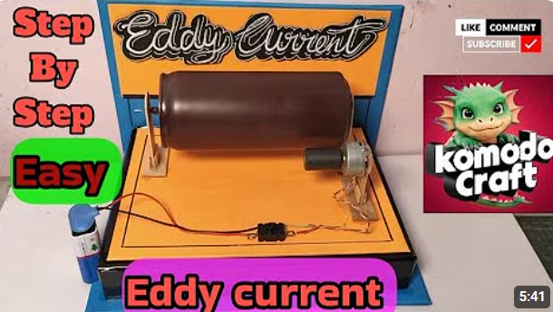 Eddy Current Model DIY | Science Experiment for Kids