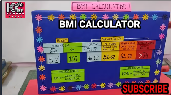 How to make BMI Calculator | BMI calculator for exhibition