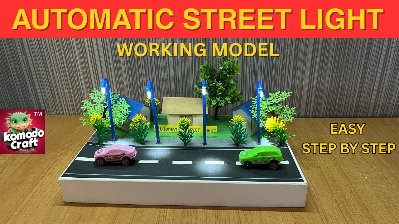 automatic street light working model