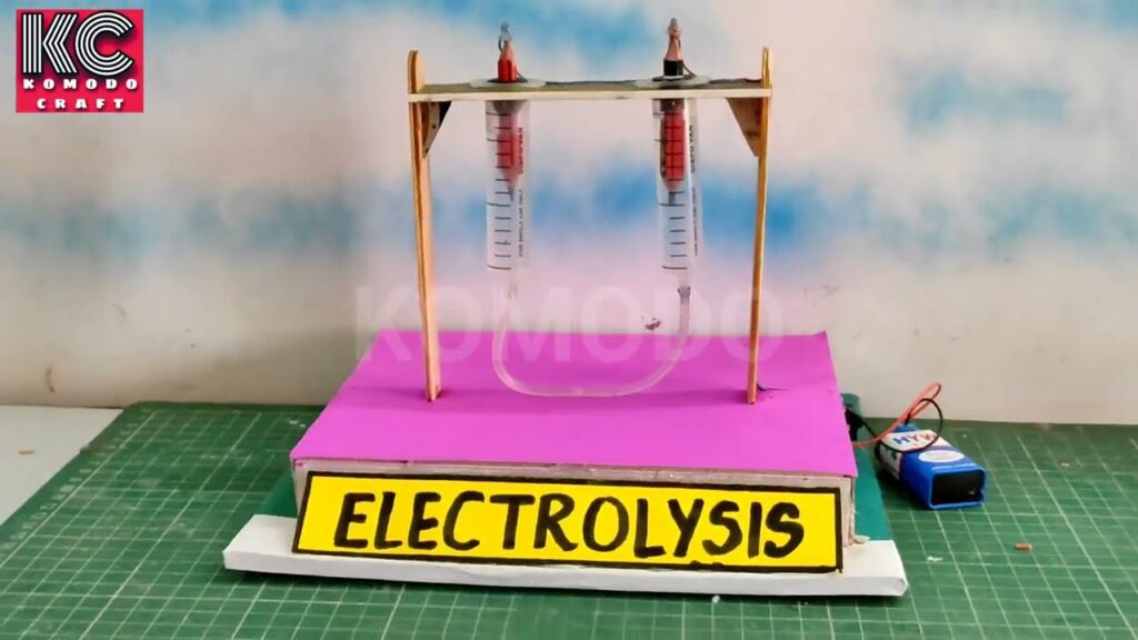 Electrolysis 3D Working Model