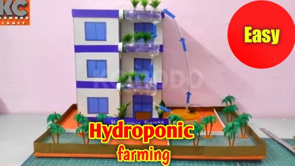 Hydroponic 3D Working Model
