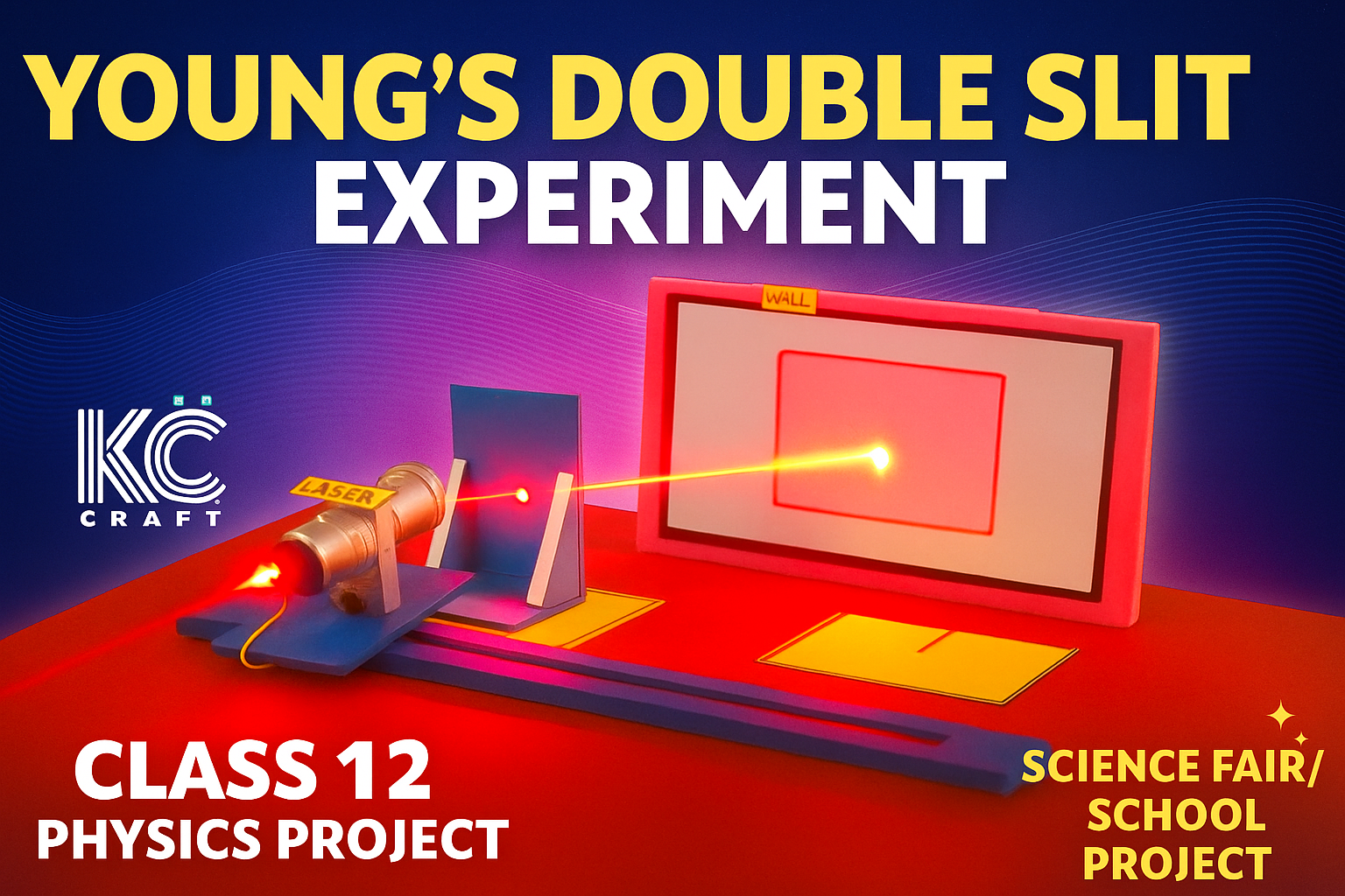 Young's Double Slit Experiment 3D Model