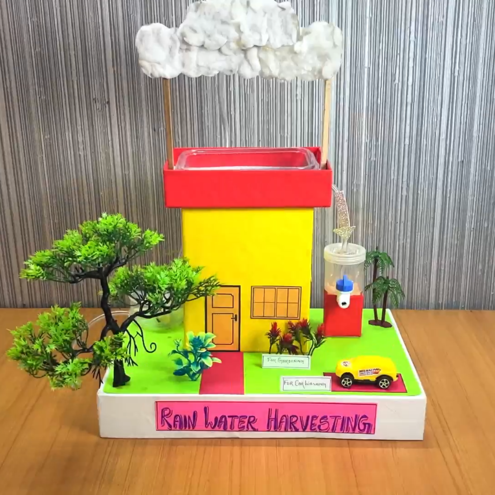 Rain Water Harvesting Model Kit for Students | DIY Working Science Project | School Exhibition STEM Environmental Engineering Model | Water Conservation Educational Kit - Image 3