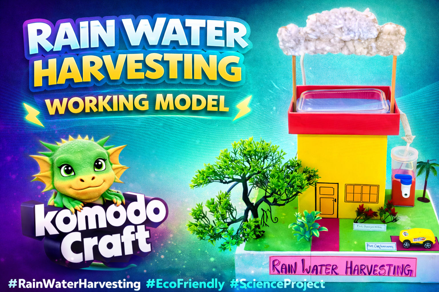 Rain Water Harvesting Working Model: In 5 easy steps
