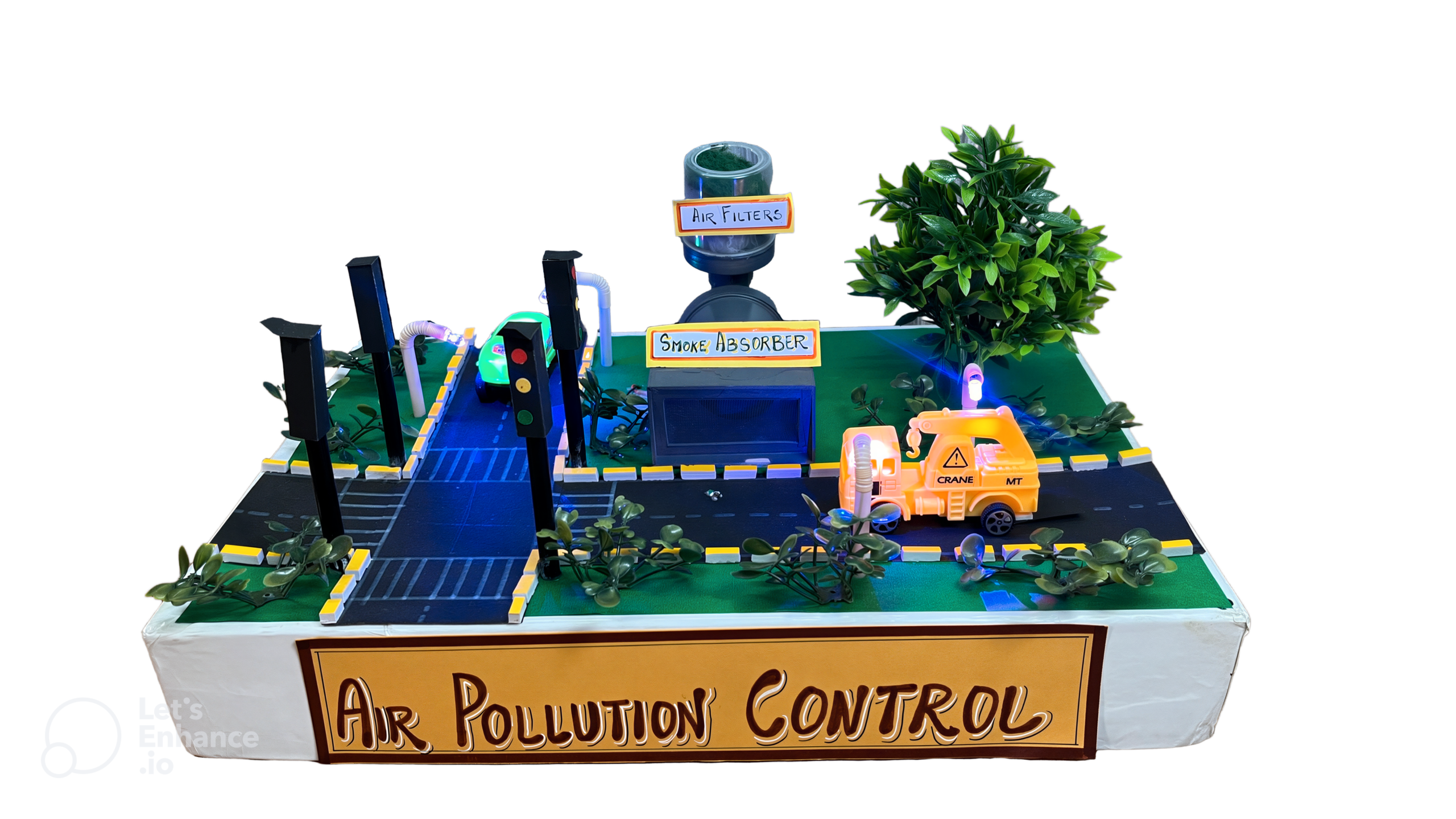 Air Pollution Control Model DIY Kit for Students | Working Science Project | Air Pollution | School Exhibition & Science Fair Model | Educational Toy for Kids 10+ - Image 5