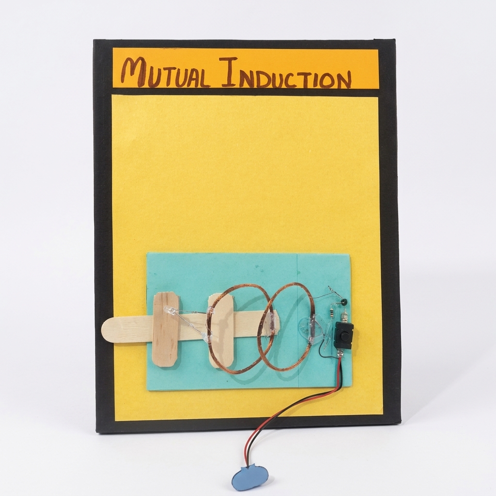 Mutual Induction Working Model for School Project | Physics Science Exhibition Educational STEM Experiment Model for Students