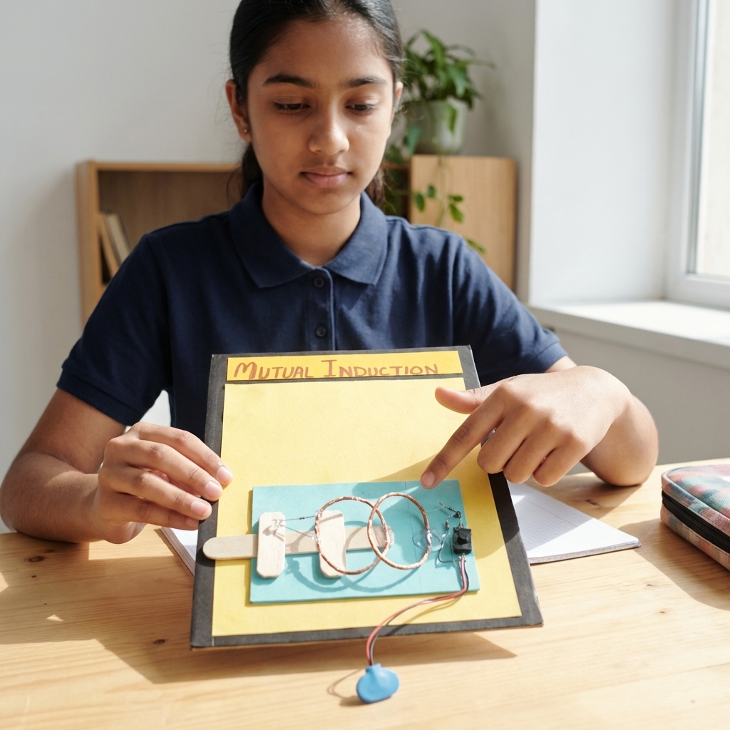 Mutual Induction Working Model for School Project | Physics Science Exhibition Educational STEM Experiment Model for Students - Image 3