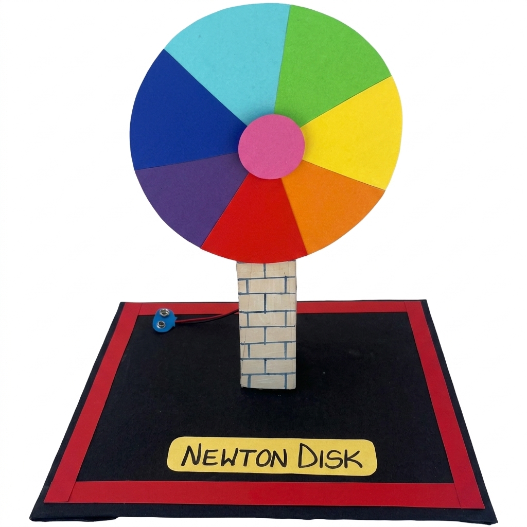 Komodo Craft Newton Disk Working Model (Motorized) – Science Exhibition Project