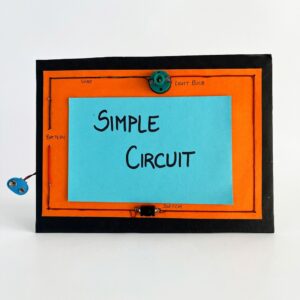 Simple Electric Circuit Model for Students | DIY Science Project Kit with Battery, Switch & Light Bulb | STEM Learning Educational Kit for Kids School Projects