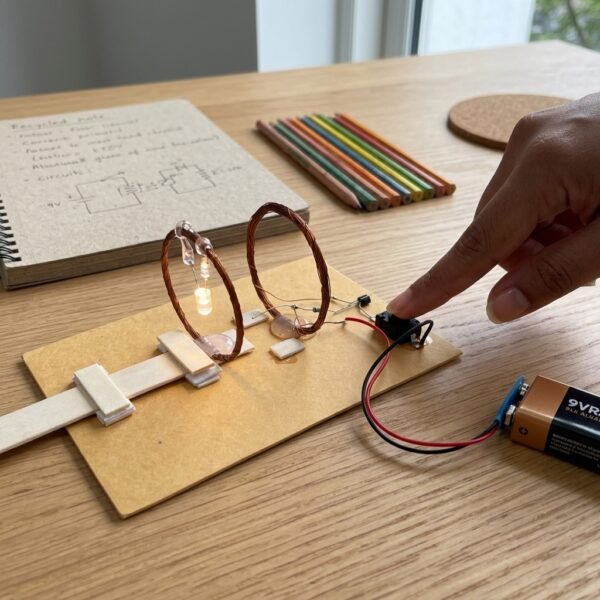 Mutual Induction Model for Students | Electromagnetic Induction Working ...